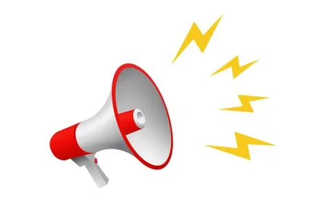 Megaphone icon design. Vector illustration. Stock Illustration