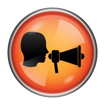 Megaphone icon Stock-Illustration