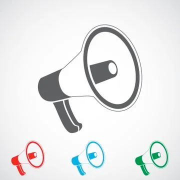 Megaphone icon Stock Illustration