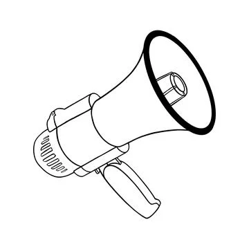 Megaphone icon Stock Illustration