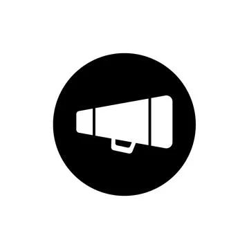 Megaphone Icon Logo Design Element. Can be used for web and mobile Illustrazione stock