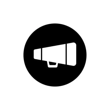 Megaphone Icon Logo Design Element. Can be used for Web and Mobile Illustrazione stock