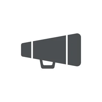 Megaphone Icon Logo Design Element. Can be used for Web and Mobile Illustrazione stock