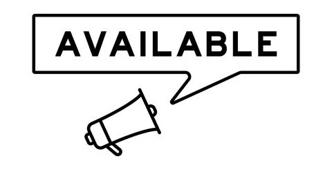Megaphone icon with speech bubble in word available on white background Stock Illustration