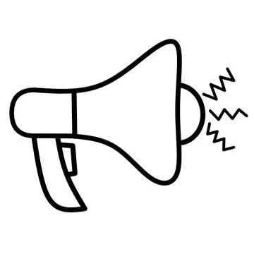 Megaphone Icon Vector Design Stock Illustration
