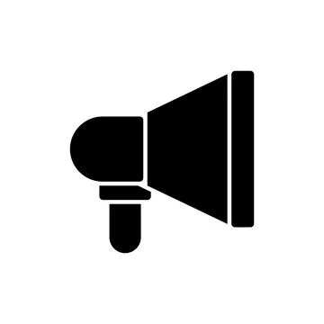 Megaphone icon vector illustration. Loudspeaker sign and symbol Stock Illustration