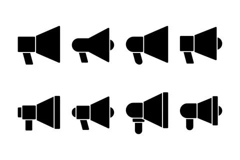 Megaphone icon vector illustration. Loudspeaker sign and symbol Stock-Illustration