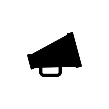 Megaphone icon vector. Loudspeaker icon vector Stock Illustration