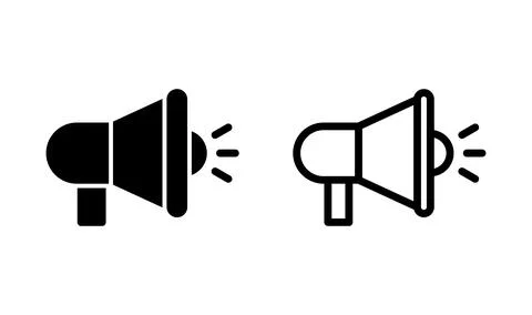 Megaphone icon vector. Loudspeaker icon. Promotion icon 스톡 일러스트