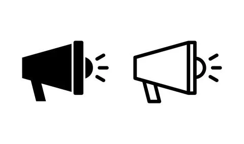 Megaphone icon vector. Loudspeaker icon. Promotion icon Stock Illustration