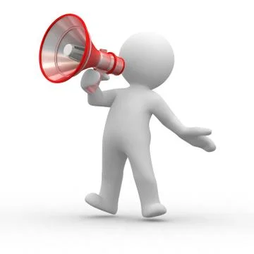 Megaphone Illustrazione stock