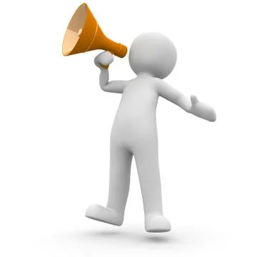 Megaphone Stock Illustration