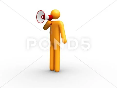 Megaphone Stock Illustration