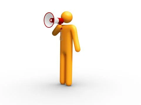 Megaphone Stock Illustration