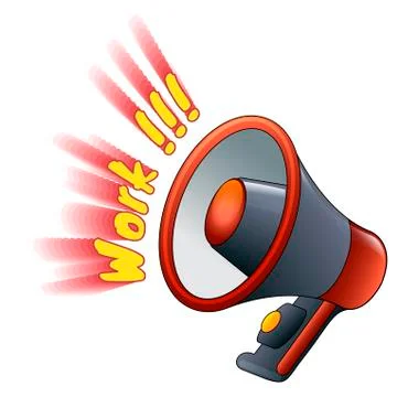 Megaphone Stock Illustration