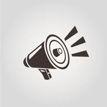 Megaphone Illustrazione stock