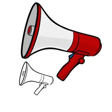 Megaphone Stock Illustration