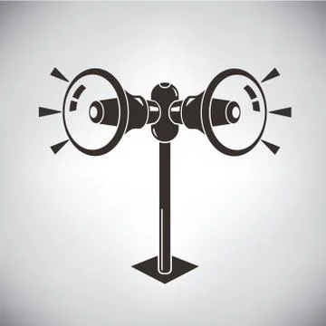 Megaphone Illustrazione stock