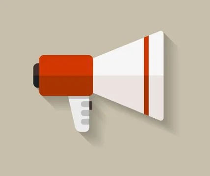 Megaphone Illustrazione stock