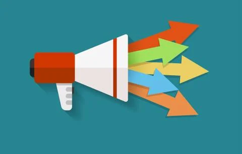 Megaphone Stock Illustration