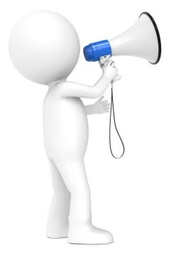 Megaphone. Stock Illustration