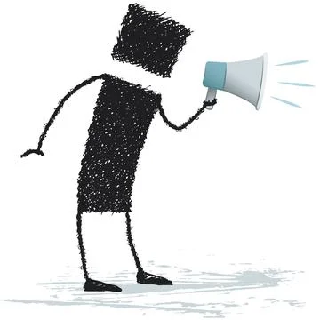 Megaphone Stock Illustration