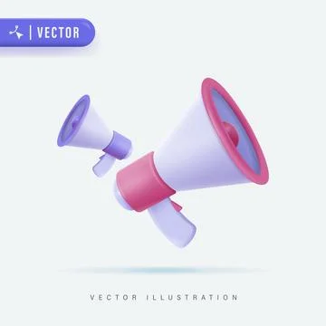 Megaphone Stock Illustration