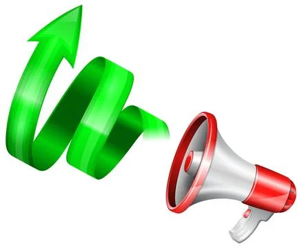 Megaphone Stock Illustration
