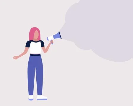 Megaphone Stock Illustration