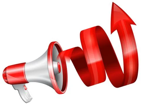 Megaphone Stock Illustration