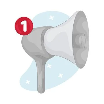 Megaphone Illustration Stock Illustration