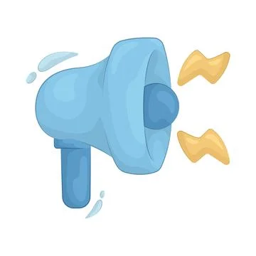 Megaphone Illustration Stock Illustration