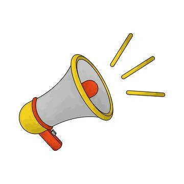 Megaphone illustration Stock Illustration