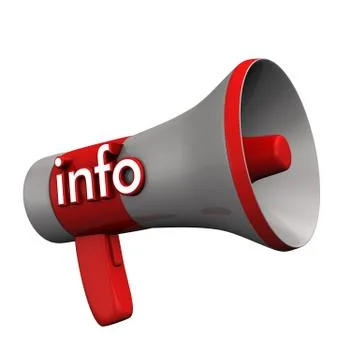Megaphone info Stock Illustration