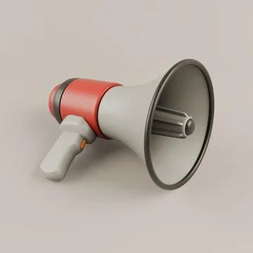 Megaphone isolated on white background Stock Illustration