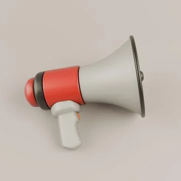 Megaphone isolated on white background Stock Illustration