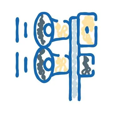 Megaphone loudspeaker system transmitting voice announcement Stock Illustration