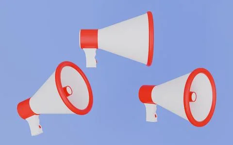 Megaphone or loudspeaker icon for user interface web design symbol Stock Illustration