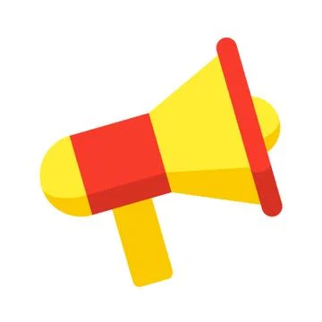 Megaphone stylish icon Stock Illustration