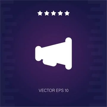 Megaphone vector icon Stock Illustration