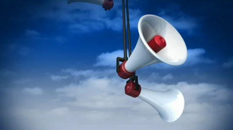 Megaphones Stock Footage 451450