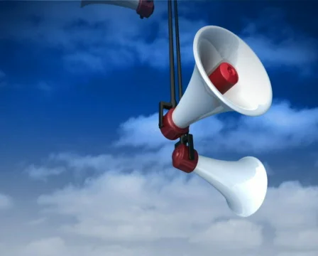 Megaphones Stock Footage 451452