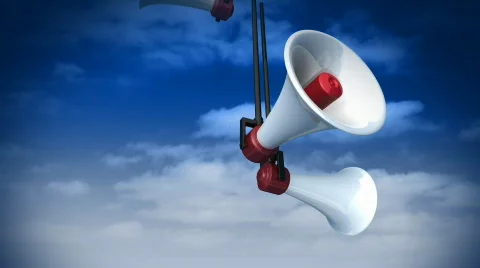 Megaphones Stock Footage 451453