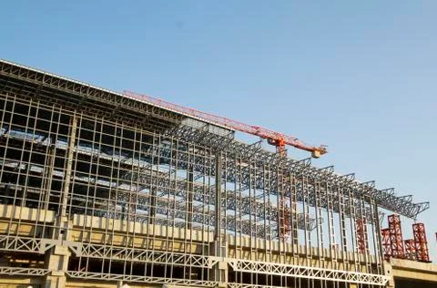 Megaproject under construction Stock Photos