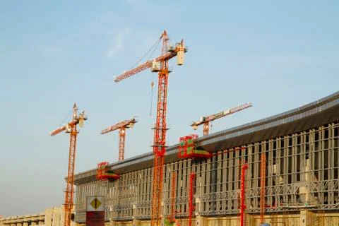 Megaproject under construction Stock Photos