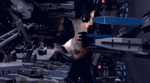 Megaship (HD) Stock Footage 8986237