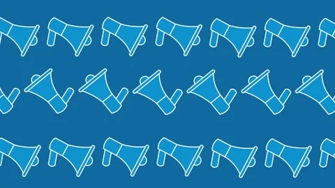 Megmegaphone animated background patterns Stock Footage 159332529