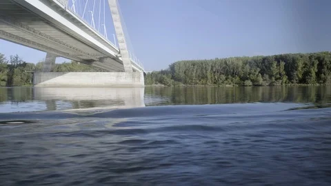 Megyeri Bridge. Budapest Stock Footage 116116182