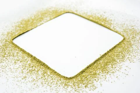 Mehandi or HeenaPowder Ring on the white background, selective focus Foto stock