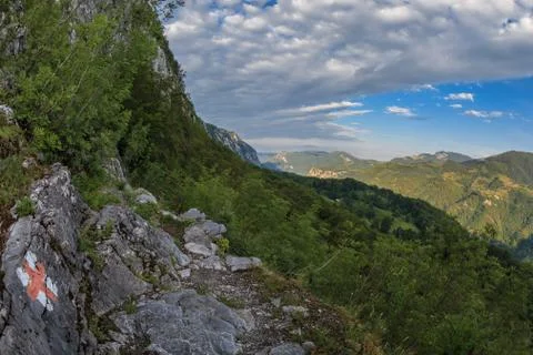 The mehedinti mountains Stock Photos